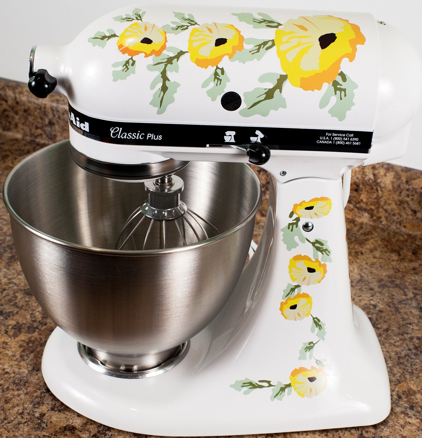 Yellow Flowers – Crown My Mixer