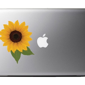 Colorful Super Sunflower Full Color - Vinyl Decal for Laptop,  Windows, Glass and Cars Sticker