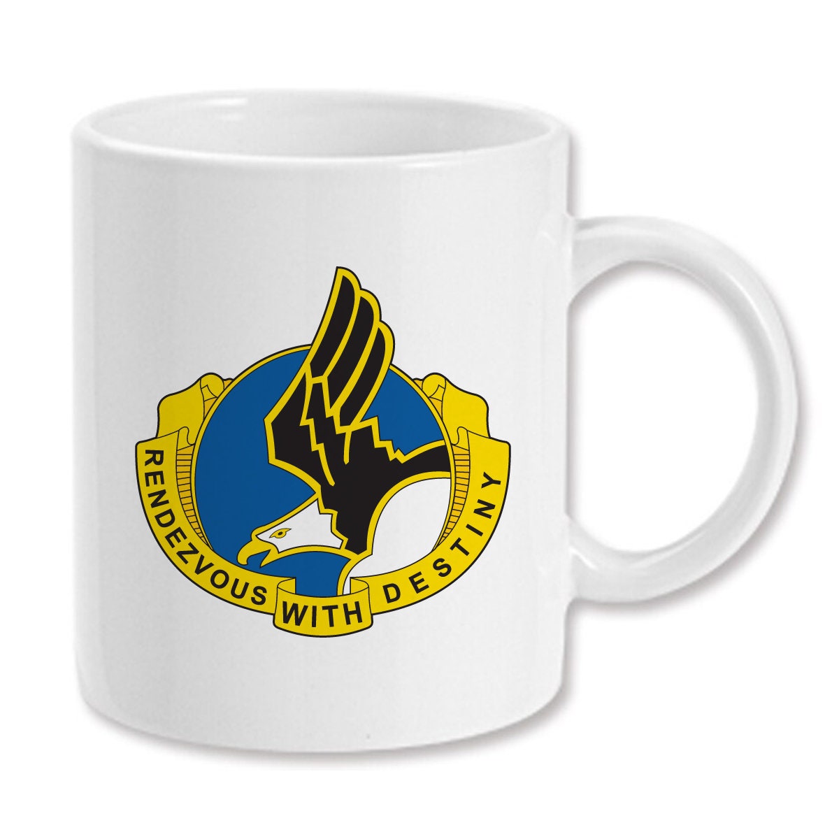 101st Airborne DUI ミリタリー 11オンス セラミック コーヒーマグ