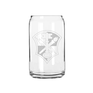 Amerikanska armén - Underrättelse- och säkerhetskommandot - INSCOM SSI Axelärm Tygmärke - 473 ml Etsad Glasmugg