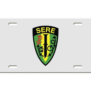 US Army Division - SERE - Aluminum License Plate