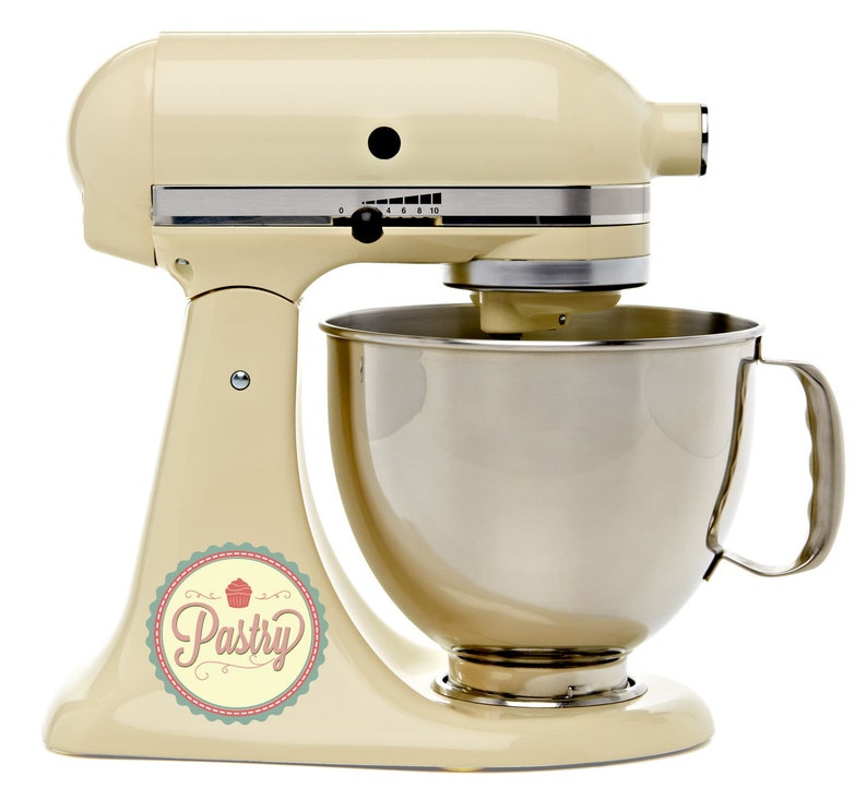 Pastry Baking Bakery Kitchenaid Mixer Mixing Machine Decal Art Etsy