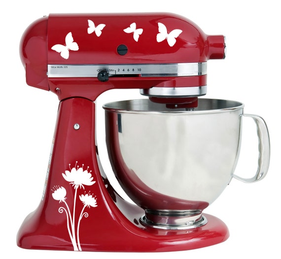 Flying Butterflies Kitchenaid Mixer Mixing Machine Decal Art Wrap