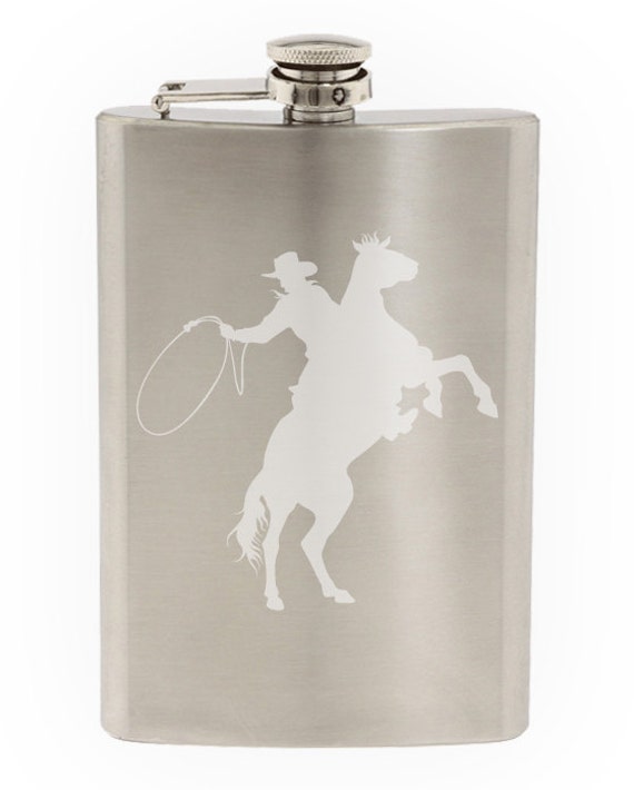 8oz Horse Stainless Steel Hip Flask 8oz Horse Stainless Steel Hip Flask