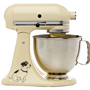 Jack Russell Terrier Lovers Kitchenaid Mixer Mixing Machine Decal Art Wrap