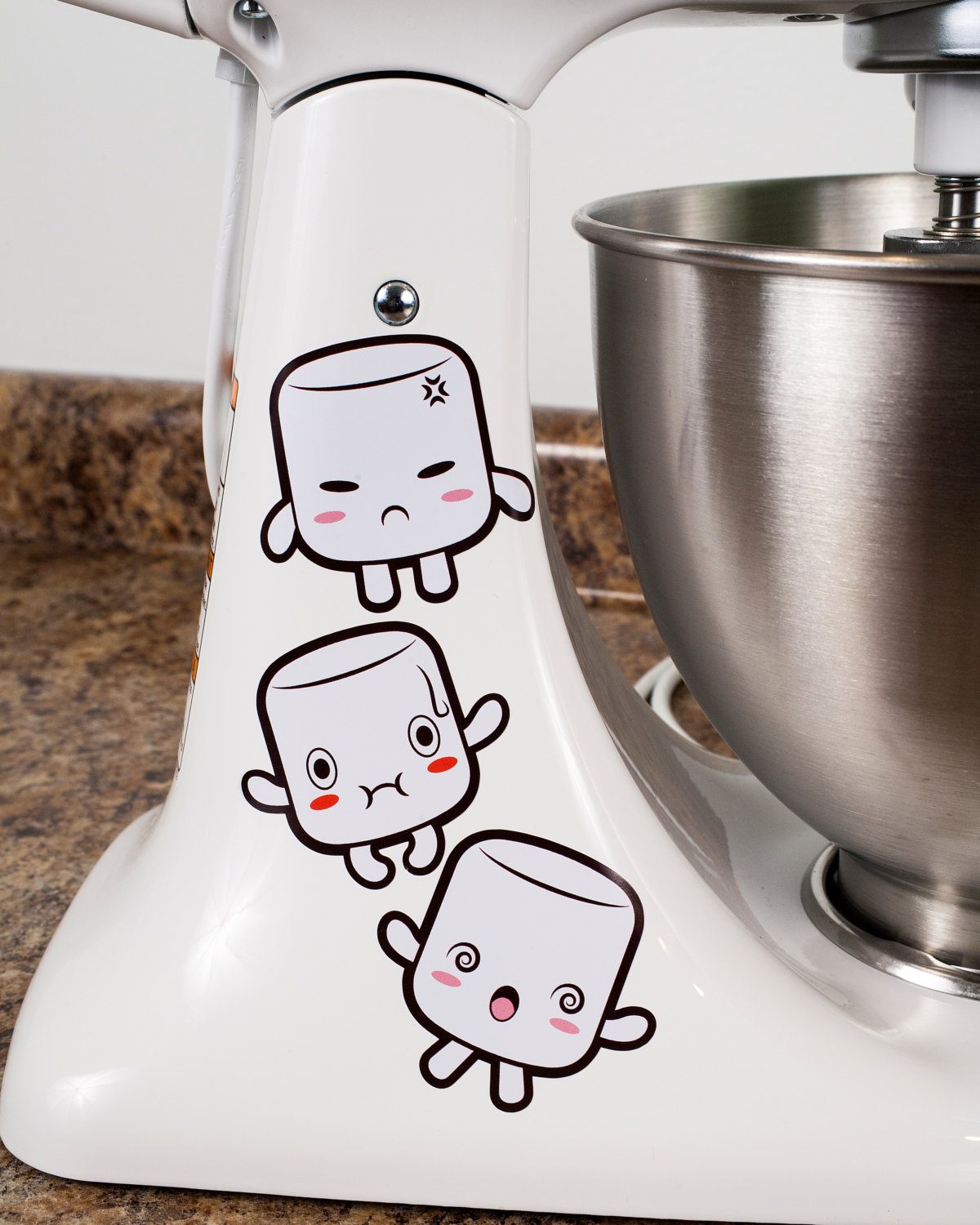 Tasty Marshmallows Kitchenaid Mixer Mixing Machine Decal Art Etsy