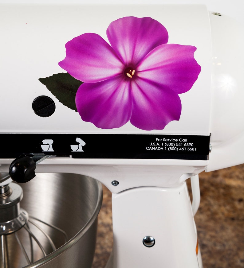 Impatiens Flower Bakery Kitchenaid Mixer Mixing Machine Decal Etsy