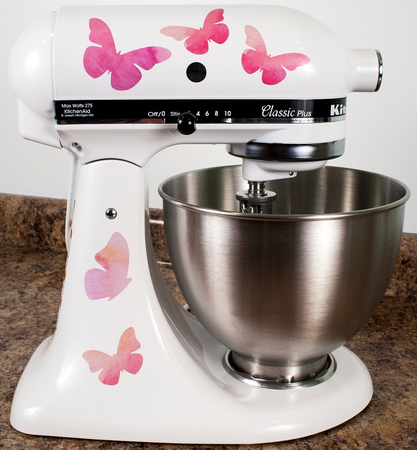 Kitchenaid mixer pink glitter deals