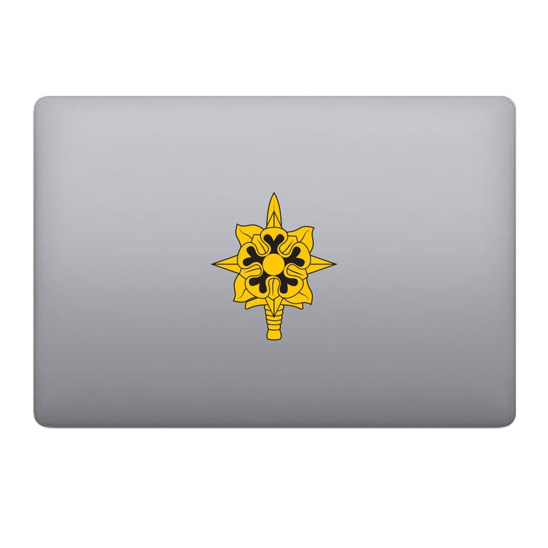 US Army Division Military Intelligence Emblem Full Color Vinyl Decal Indoor Outdoor Vinyl Decal Multiple Sizes image 2