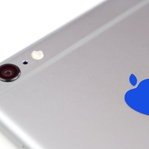 Blue Color Changer Overlay for Apple iPhone 7 and 7 Plus Logo Vinyl Sticker Decal