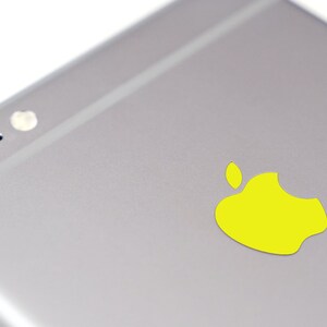 Yellow Color Changer Overlay for Apple iPhone 7 and 7 Plus Logo Vinyl Sticker Decal