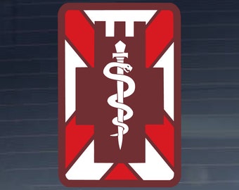 US Army Division - 5th Medical Brigade SSI Indoor Outdoor Vinyl Decal - Multiple Sizes available