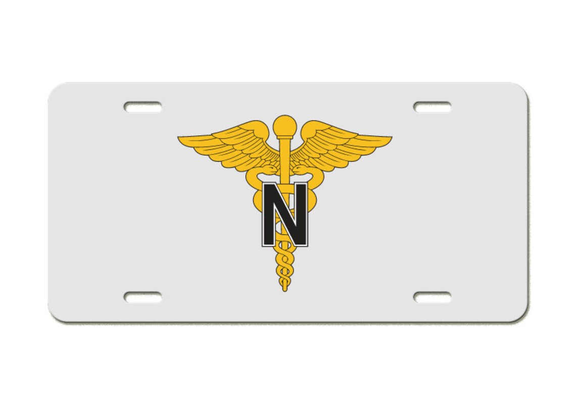 Army Nurse Corps Seal Die Cut Vinyl Sticker - 4x4 Inches - Military Nursing Officer
