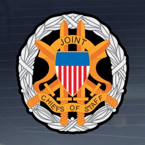 米国参謀本部ID記章ジョイントチーフオブスタッフ光沢レギュラーサイズ Joint Chief Staff - Etsy