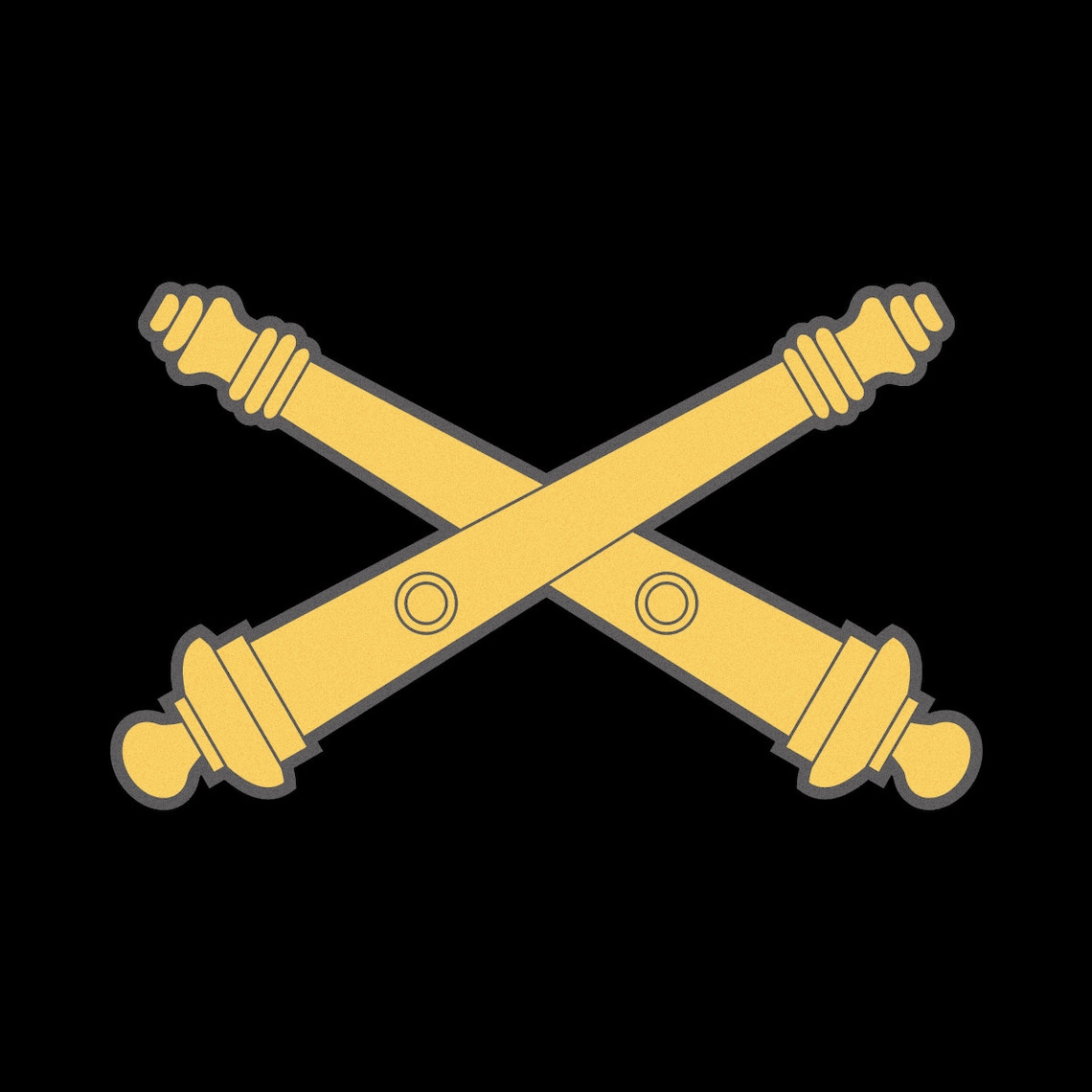 US Army Division Field Artillery Emblem Reflective Indoor Etsy