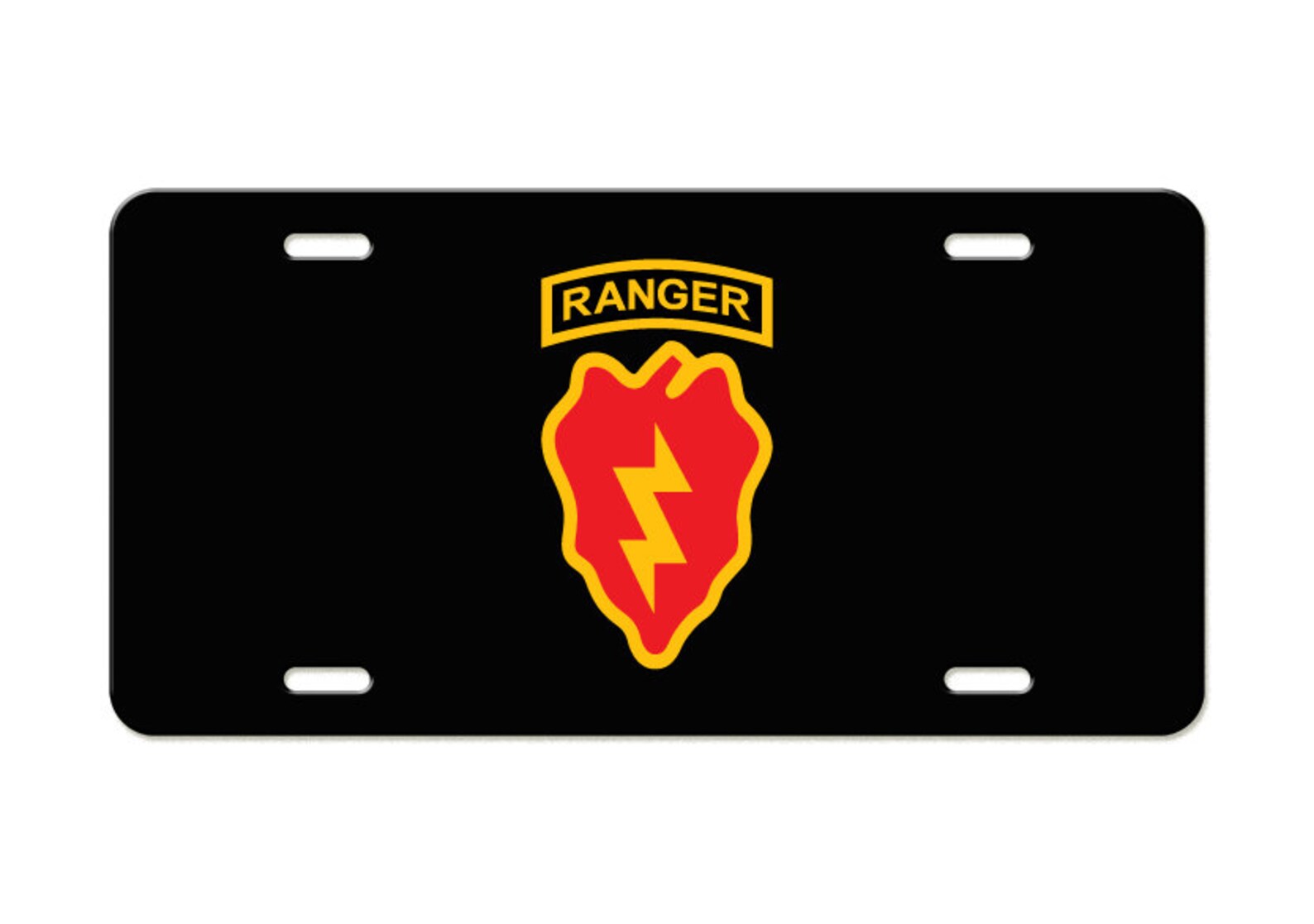 US Army Division 25th Infantry With Ranger Tab Aluminum | Etsy