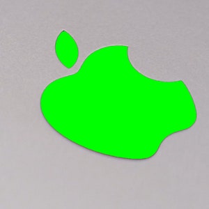 Neon Green Color Changer Overlay for Apple iPhone 11, Pro, Pro Max Logo Vinyl Sticker Decal