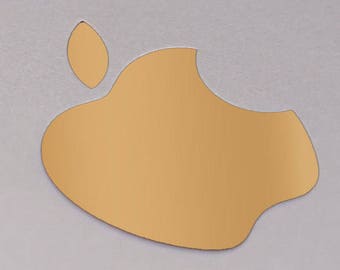 Gold Color Changer Logo Overlay for Macbook