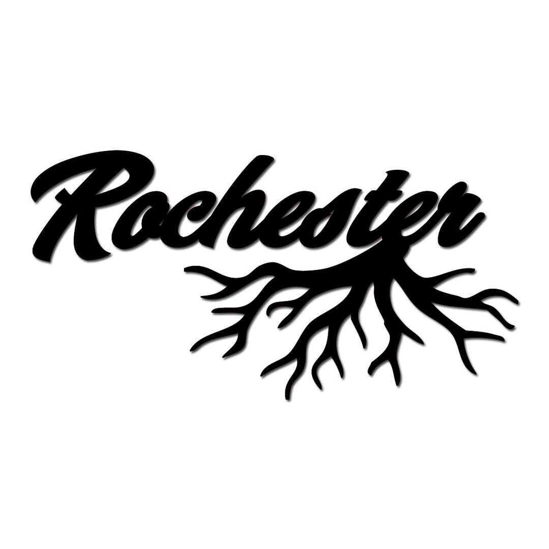 Rochester New York Roots Hometown City Vinyl Decal for Cars, Laptops ...