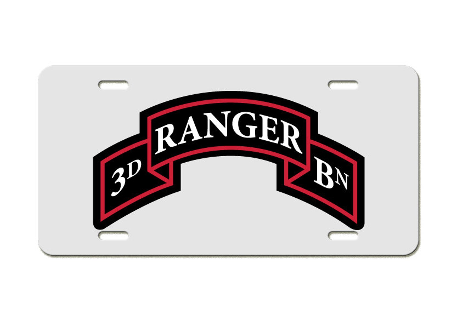US Army 3rd Ranger Battalion Tab Aluminum License Plate | Etsy