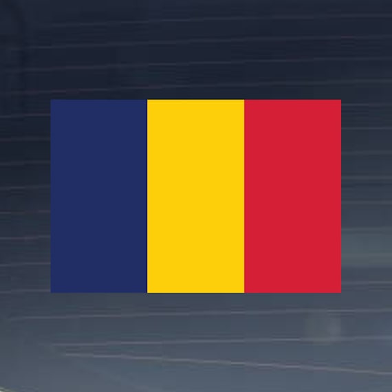 2 Chad Flag Decals Stickers 2 Chad Flag Decals Stickers