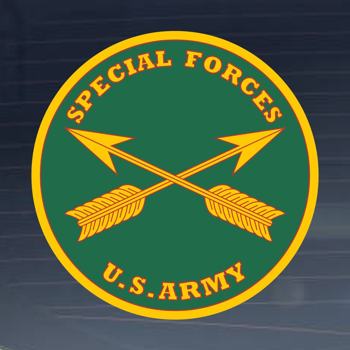 US Army Division Special Forces Branch Plaque Full Color Etsy