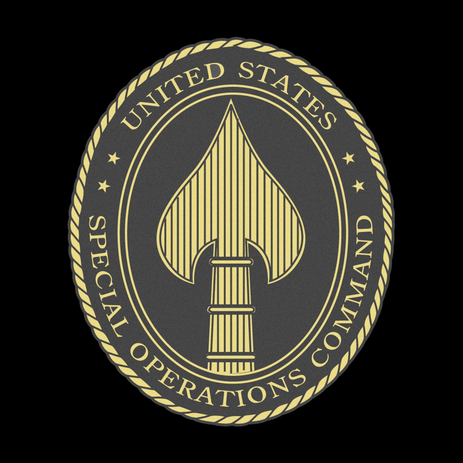 US Army Division Special Operations Command Reflective Reflective ...