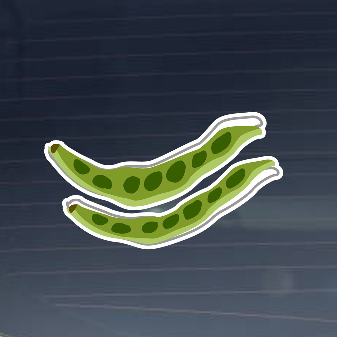 Green Beans Vegetable Full Color - Vinyl Decal for Laptop, Windows ...