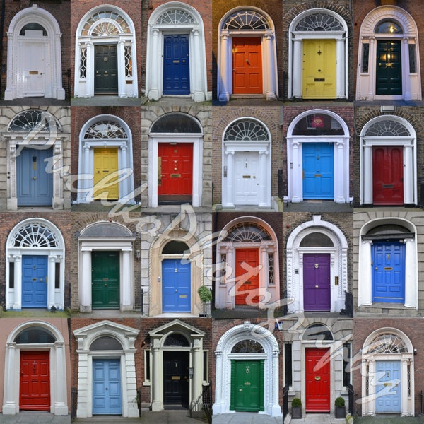 Doors of Dublin Ireland Photograph / Doors of Dublin Puzzle