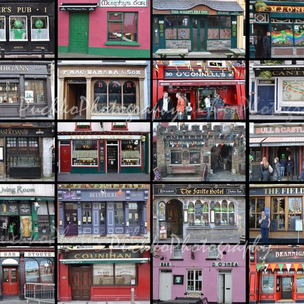 Pubs of Ireland Photo Collage