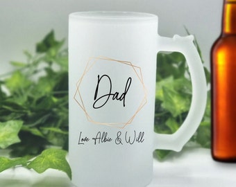 Personalised Fathers Birthday Tankard, Beer Stein, Beer Glass perfect for Birthday Day, Birthday Gifts, Gift's for Dad, Grandad