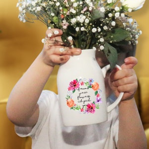 Personalised Mother&#39;s Day Gift, Personalised Vase for Grandma, Gift for mum Vase, Personalised Gift For Her, Gift for mum, Gifts For Nana