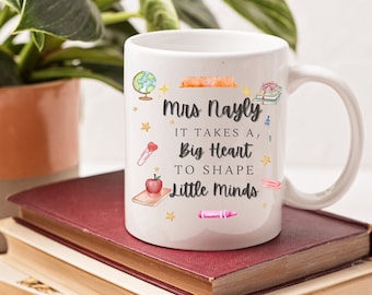 Personalised Thank You  Teacher mug, Teacher Gift Ideas , Personalised Mug, Childminder gifts, Nursery Assistant Gift, Teacher Appreciation