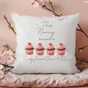 Personalised Cushion, Mothers Day Gifts, Cushion Cover, Gift For Her, Grandma Gifts, Gift For Mum, Nanny Gifts, Custom Cushion, Gift For Mom