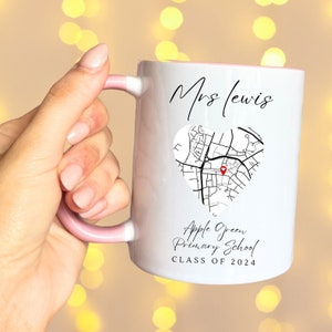 Personalisierte Tasse, Lehrer Geschenke, Geschenk für sie, Kaffeetasse, Keramikbecher, Geschenk für Lehrer, Karte Geschenke, personalisierte Geschenke, Tassen, personalisiert