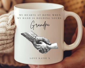 Personalised Gifts For Grandad, Coffee Mug, Grandpa Gifts, Fathers Day Gifts, Gift For Him, Grandad Gift, Personalised Coasters,Personalized