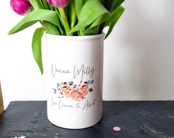 Personalised Mum Gift Vase, Gift for Mum, Mum gift for mum, Gift for Mummy, Gift for mum, Mummy Gifts, Gift for Him