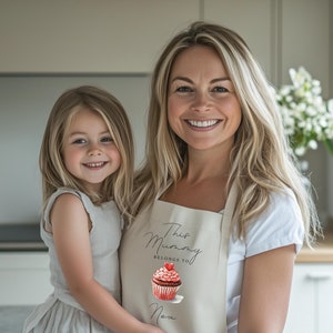Personalised Mother&#39;s Day Apron, Gift For Mum, Mother&#39;s Day Gifts, Gift For Her, Mom Gift , Personalised Gifts, Aprons, Kids Apron, Custom