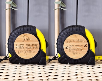 Personalised 5m Tape Measure, Couples Gifts, Anniversary Gift, Gift for Boyfriend, DIY Gift, Husband Gift, Gift for Him, Gift for Couple