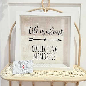 Gepersonaliseerde geheugendoos, spaarpot, gepersonaliseerd frame, cadeau voor haar, cadeau voor hem, paargeschenken, gepersonaliseerde geschenken, avonturendoos