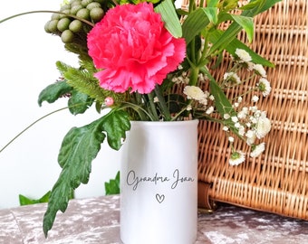 Personalised Vase, Gift for Mothers, Personalised Cushion, Gift for mum, Gift for Mom, Gift for New mum, New Mum