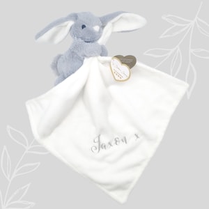 Personalised Custom Baby Girl Comforter, Embroidered Baby Girl Gift, Gift For Baby, Baby Gifts, Gift For Her, Gift For Him Cream