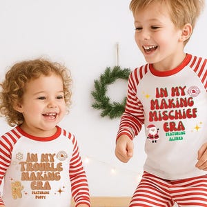 Christmas Matching Family Pyjamas – Festive PJs for Kids & Adults – Custom Family Christmas Pyjamas