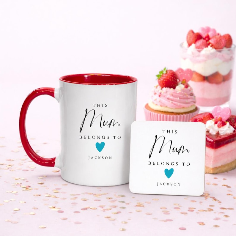 Personalised Mug, Gift for Mum, Birthday Gift, Gift For Her, Coffee Mug, Personalised Gifts, Dog Mum, Custom Gifts image 5