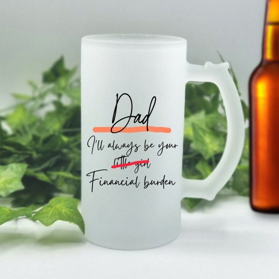 Pearhead Bicchiere Da Birra “Nuovo Papà” – 16 Oz – Regalo Divertente Per Baby Shower E Festa Del Papà