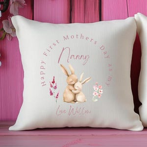 First Gift for Mum Nanny Gift, Nan Gifts, Personalised Cushion, Gift for Mum, Auntie Gifts, Gifts For Mum, Cushion Cover, Gift For Mom