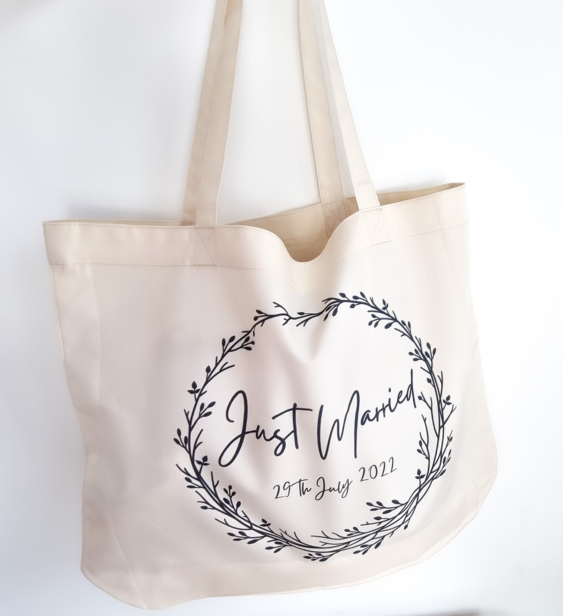 Just Married Gift Wedding Tote Bag Gifts for Wedding 