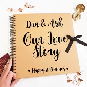 Gepersonaliseerde plakboek, cadeau voor moeder, verjaardagscadeaus, huwelijkscadeaus, cadeaus voor koppels, plakboek koppels, plakboek bruiloft