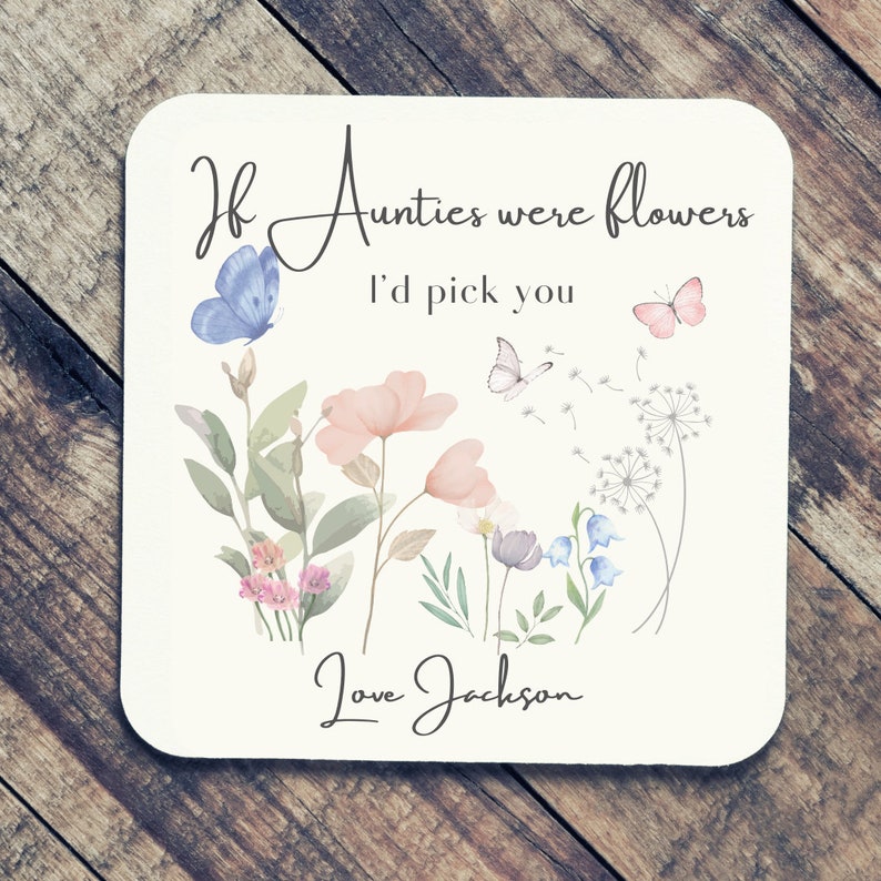 Personalised Vase For Auntie's Birthday Gift, Gift For Auntie, Gift For Her, Birthday Gift Vase, Auntie Gifted Vase Mug And Hanging image 8