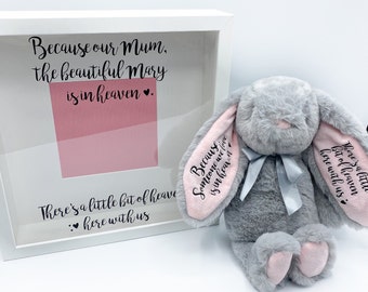 Bereavement Gift, Memory Bear, Personalized Bunny, Condolence Gift, Personalised Bunny, Memorial Gift, Rememberance Ideas